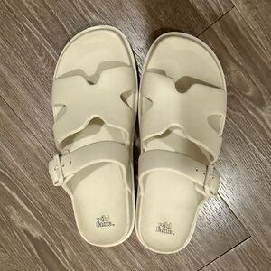 Off-White Slide Sandals